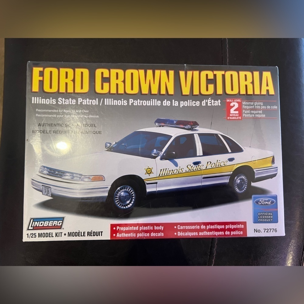 LINDBERG/ J. LLOYD  ILLINOIS STATE PATROL FORD CROWN VICTORIA.  "NIB"